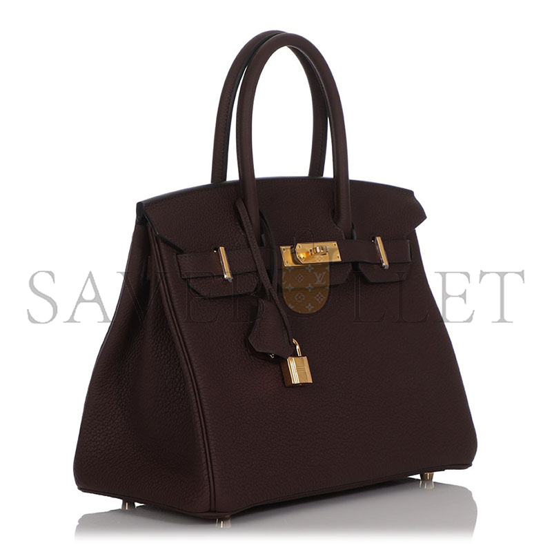 HERMES MASTER BIRKIN 30 TOGO ROUGE SELLIER GOLD HARDWARE (30*22*16cm)